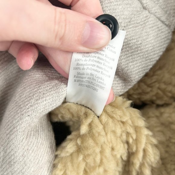NWT Everlane The ReNew Fleece-Lined Heavyweight Overshirt - Picture 8 of 8